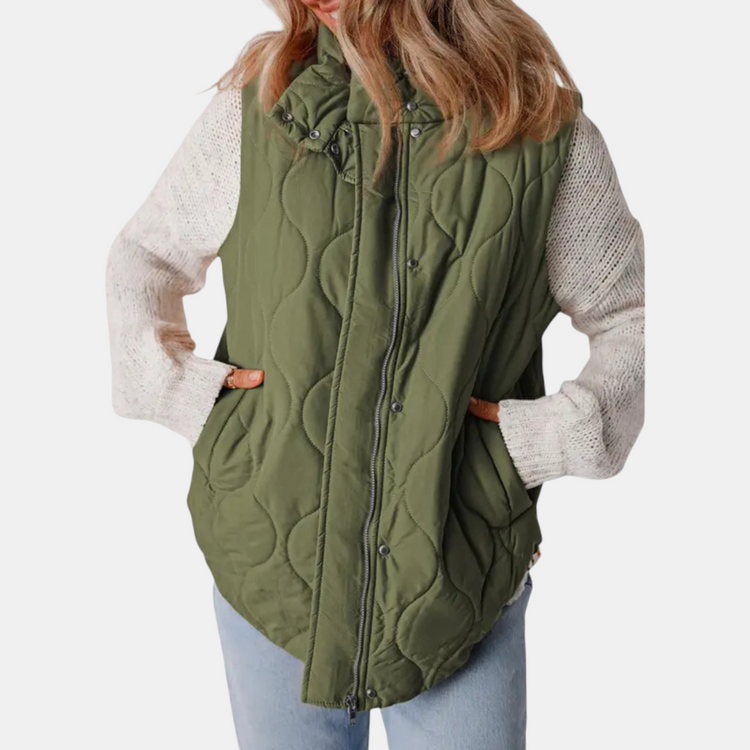 Women's Zip-Up Puffer Gilet