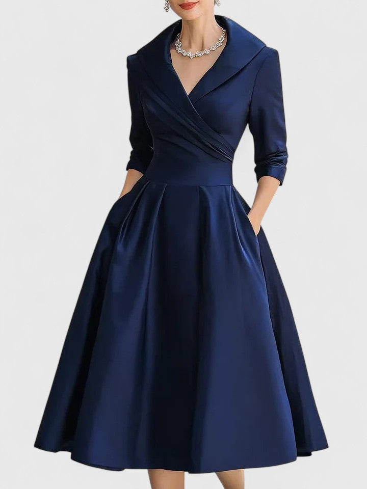 Zyrah - Elegant Midi Dress