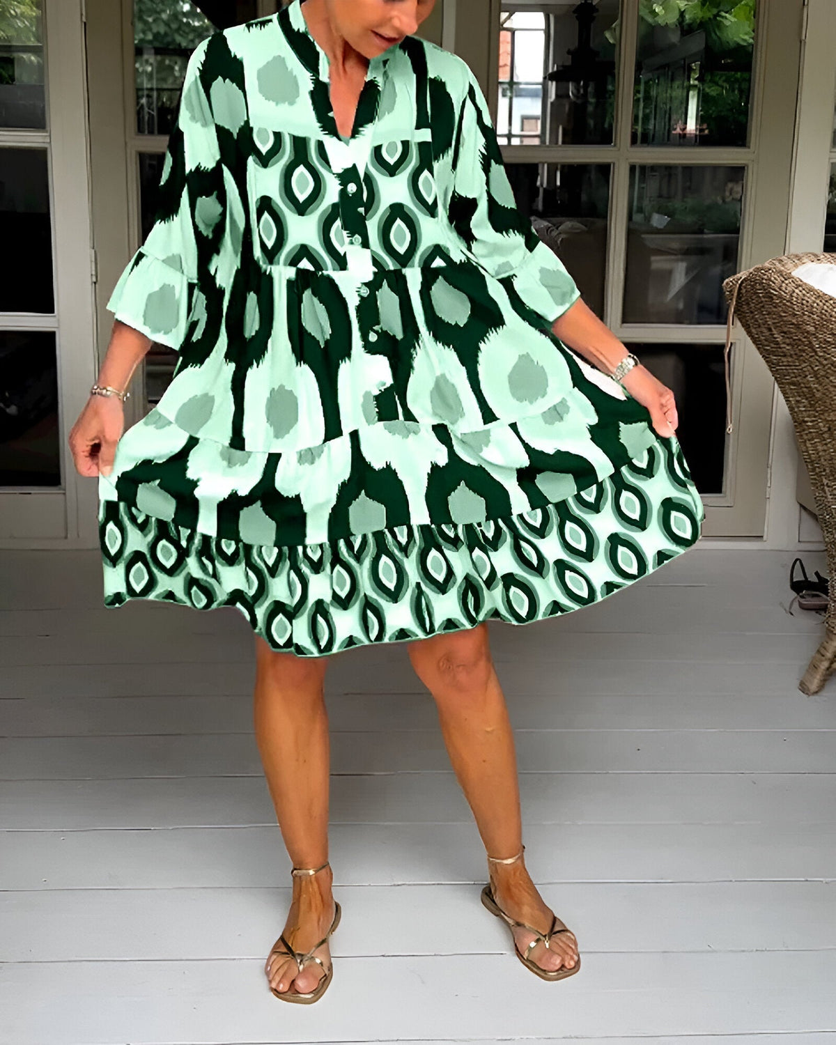 Avenia - Bohemian Casual Dress