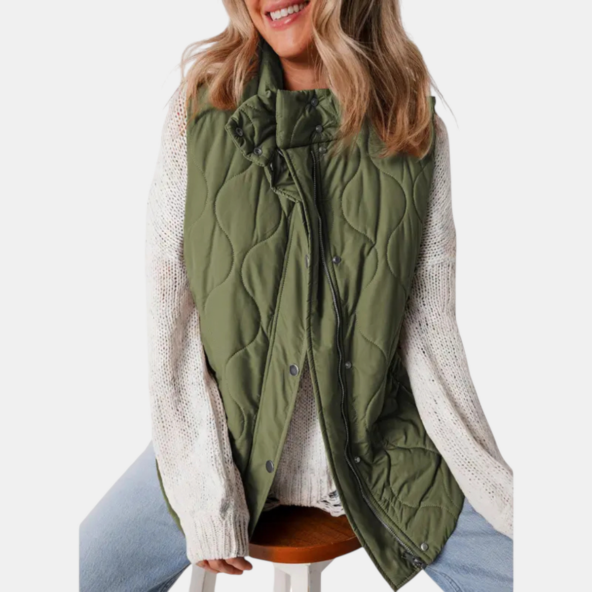 Women's Zip-Up Puffer Gilet