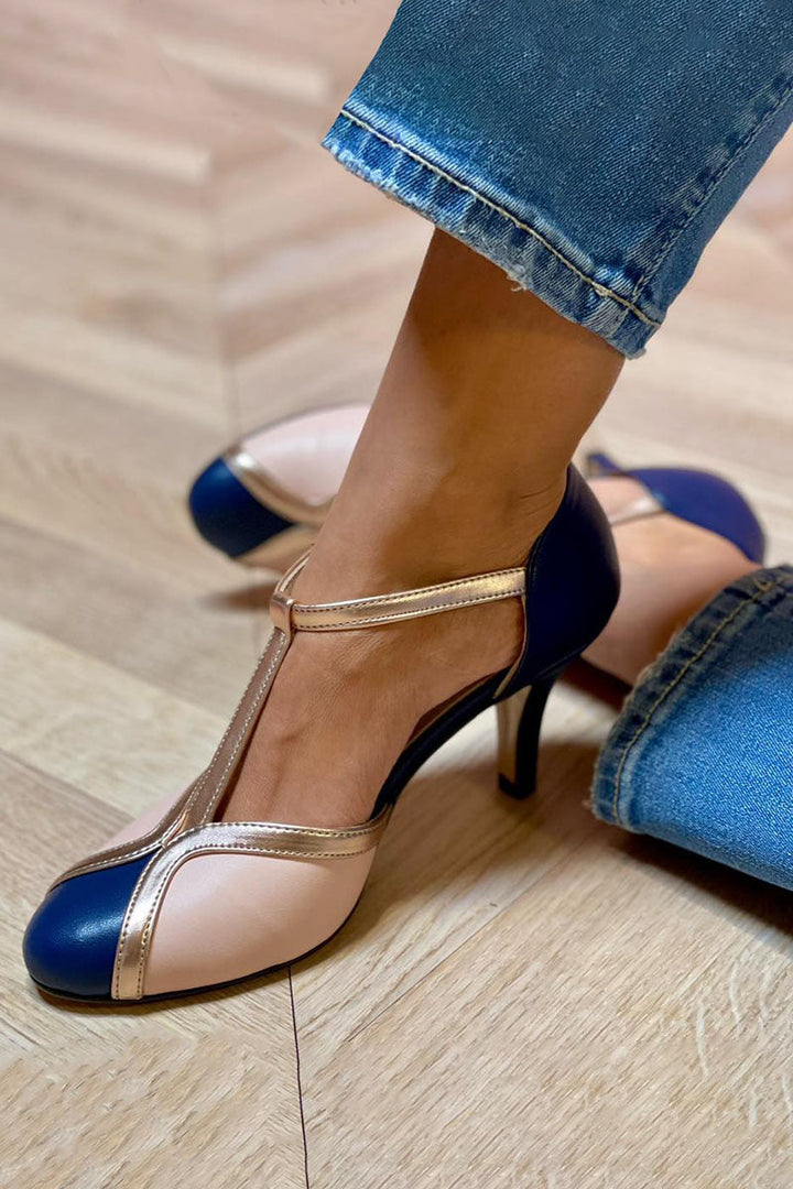 Classy T-strap Heel