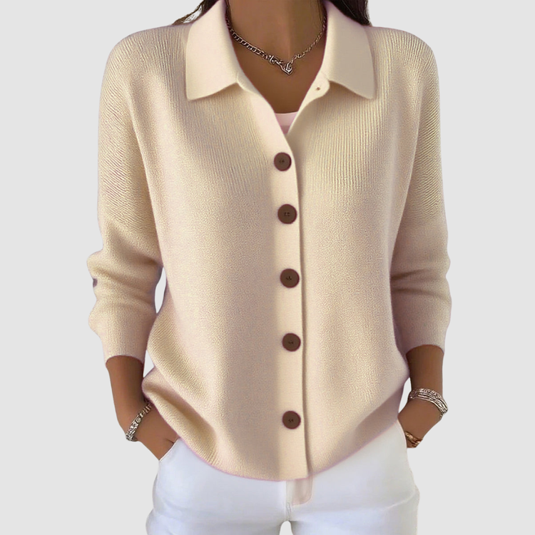 Button-Up Knit Cardigan