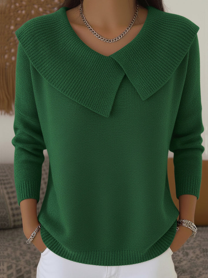 Sunnora | Warm Jumper with Soft Collar