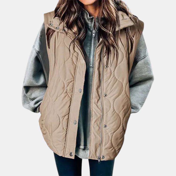 Women's Zip-Up Puffer Gilet