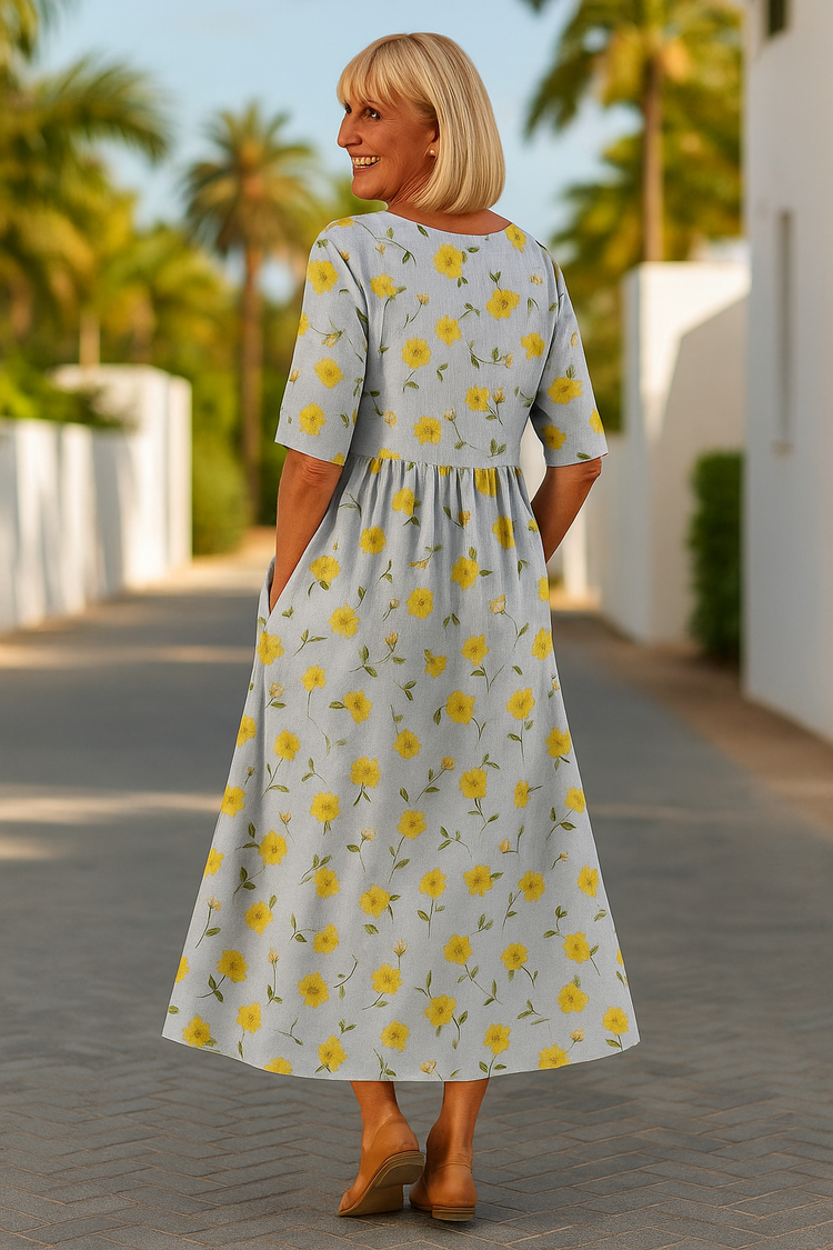Lily | Midi Dress - Effortless Comfort