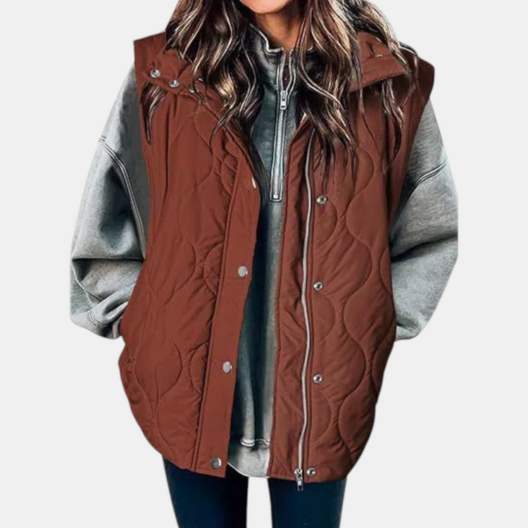 Women's Zip-Up Puffer Gilet