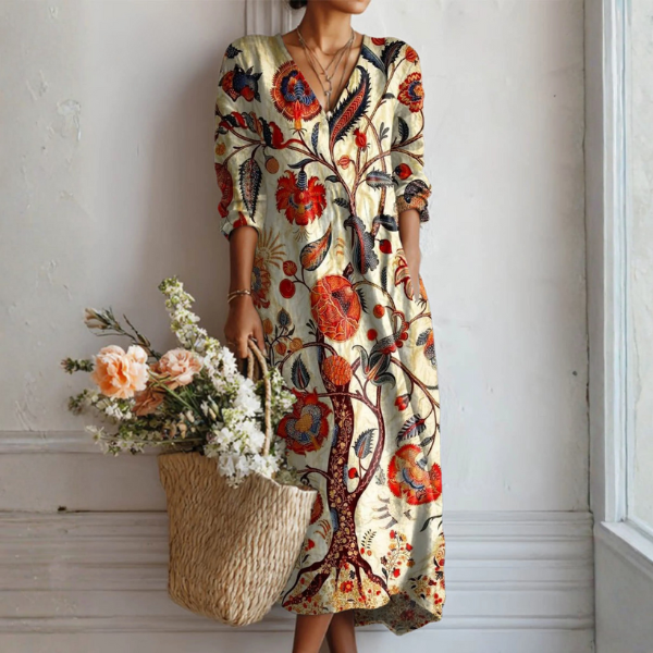 Bohemian Floral Dress