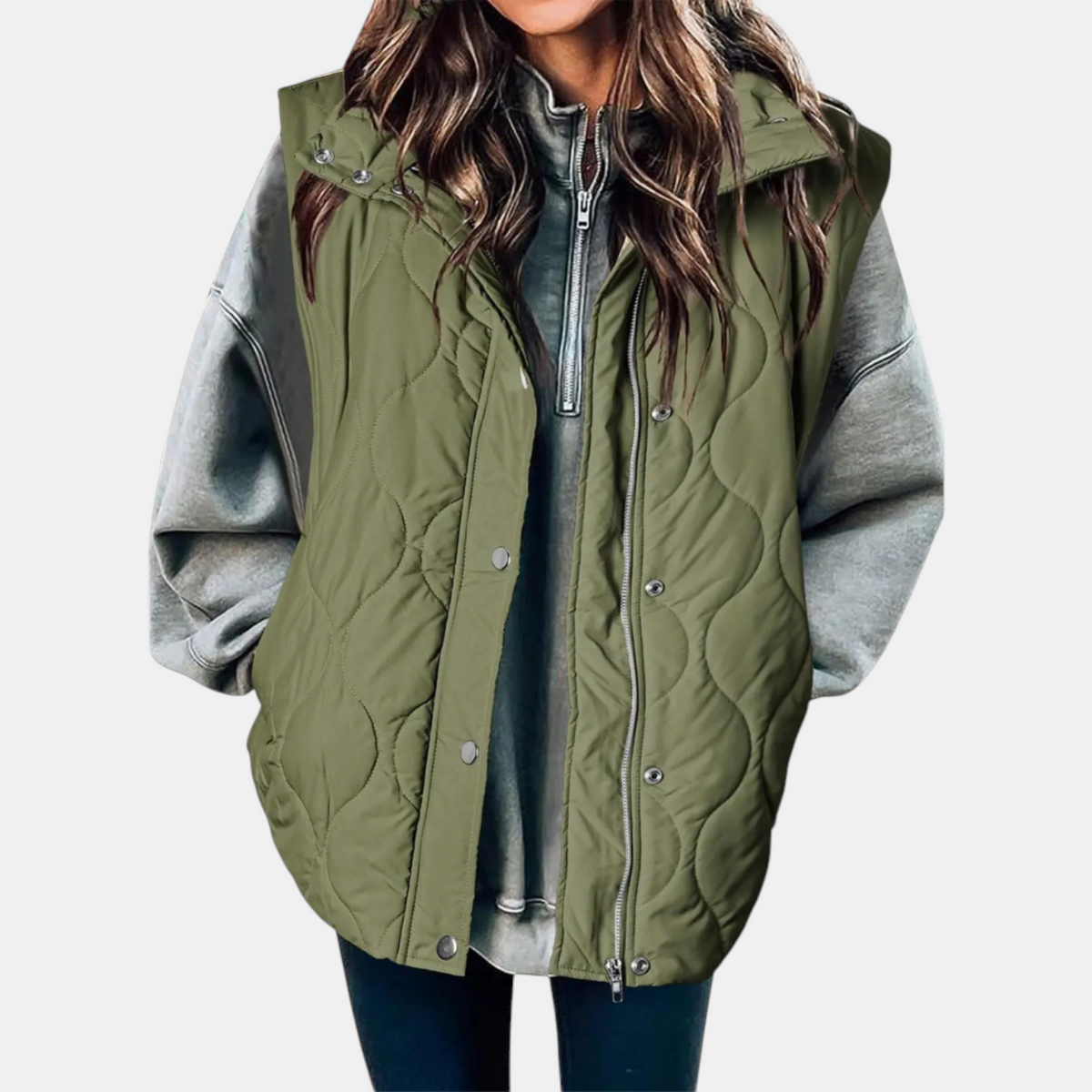 Women's Zip-Up Puffer Gilet
