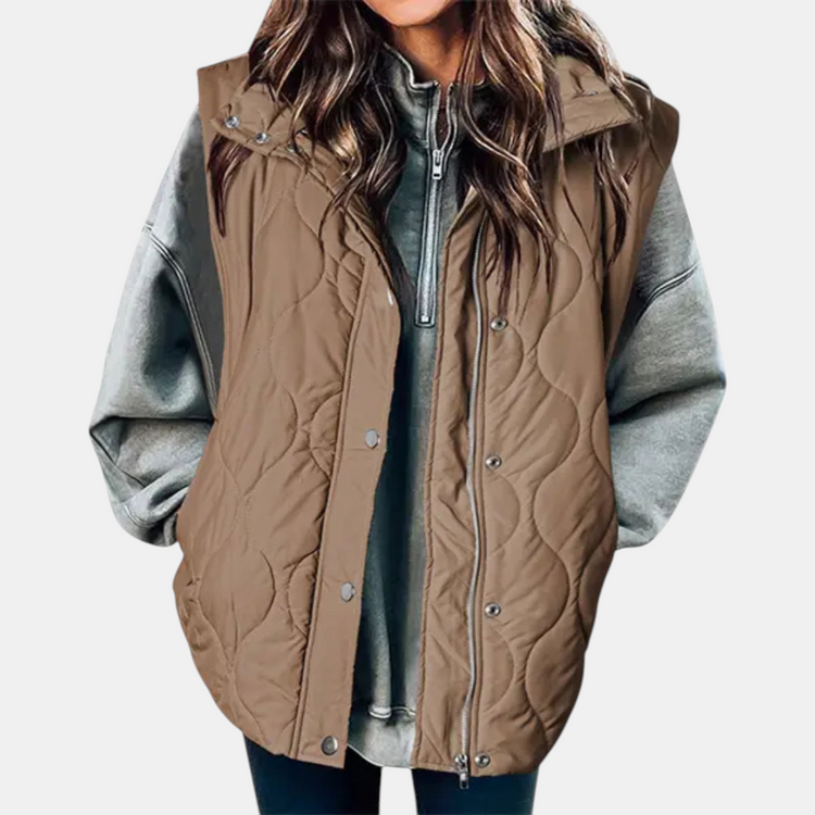 Women's Zip-Up Puffer Gilet