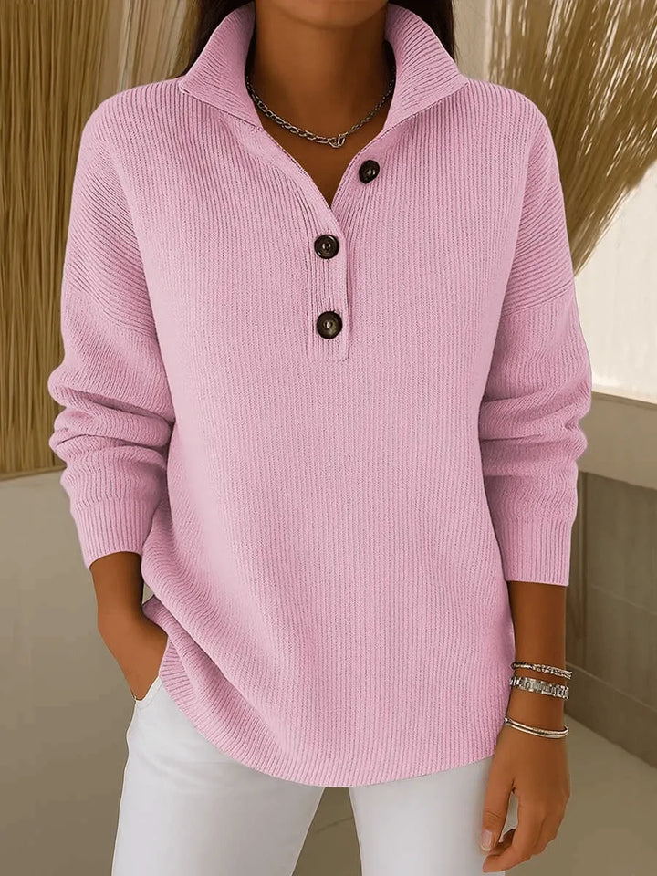 Florence | V Neck Polo Jumper
