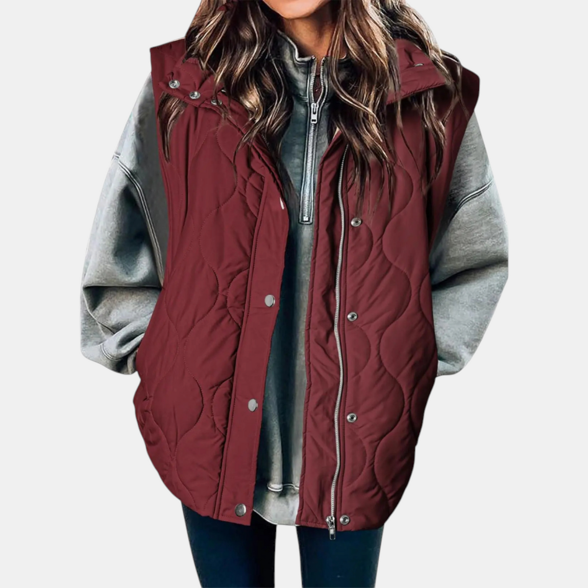 Women's Zip-Up Puffer Gilet