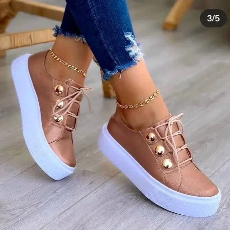 Orthopedic Round Toe Platform Sneakers™
