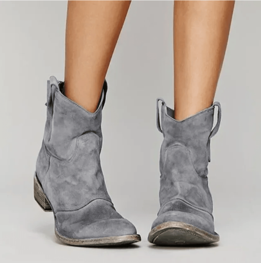 Charlotte - Suede Ankle Boots