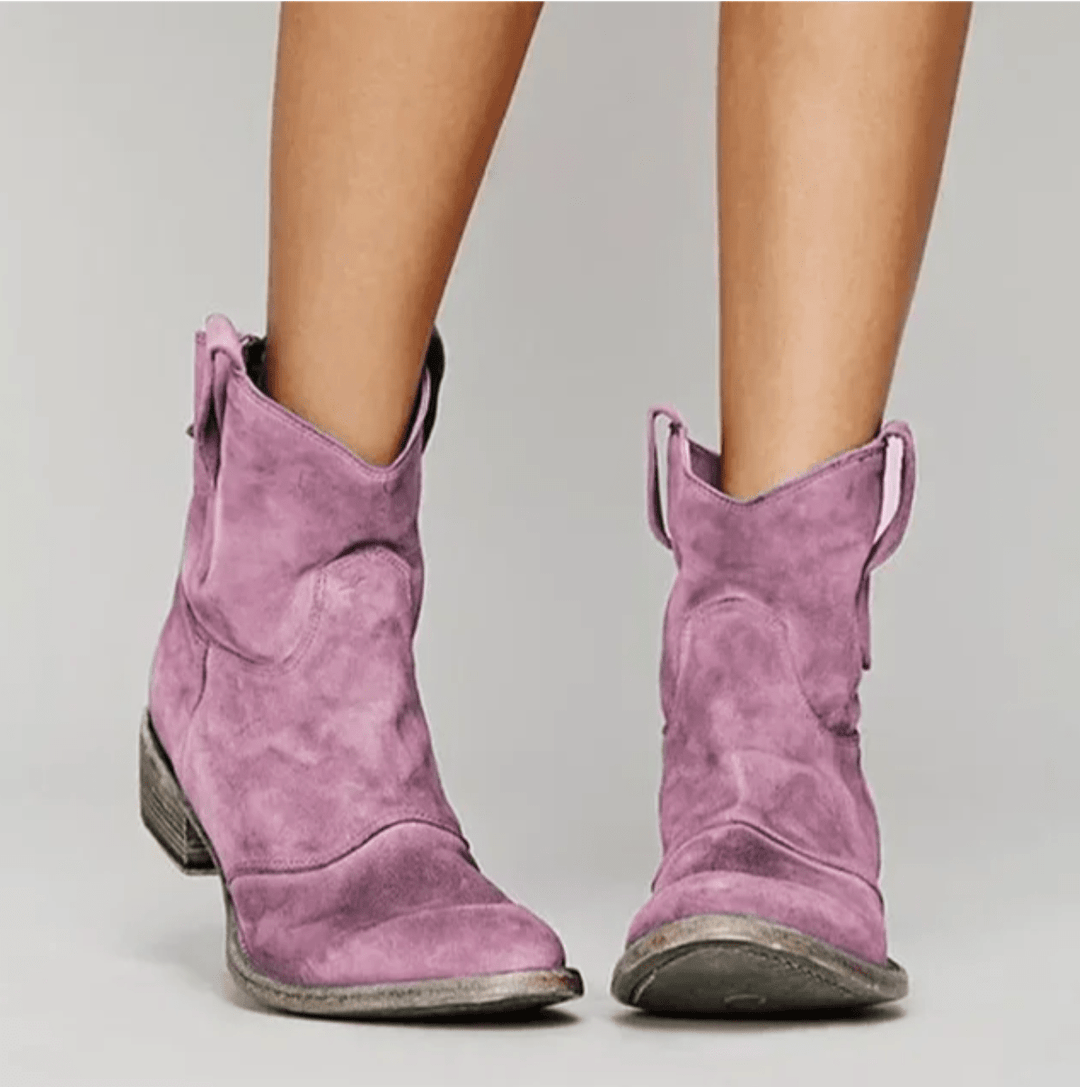 Charlotte - Suede Ankle Boots
