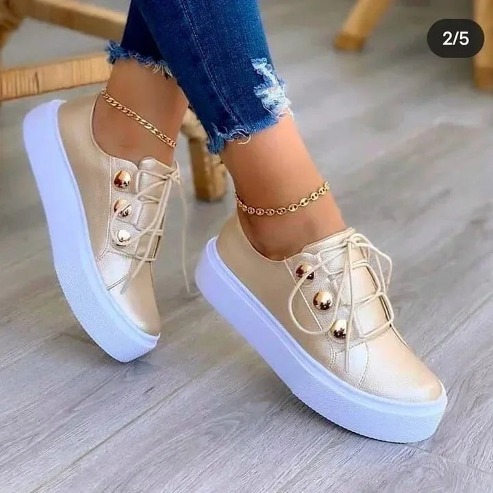 Orthopedic Round Toe Platform Sneakers™
