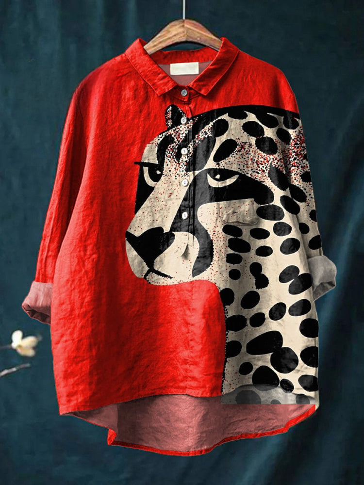 Bold Cheetah Print Shirt