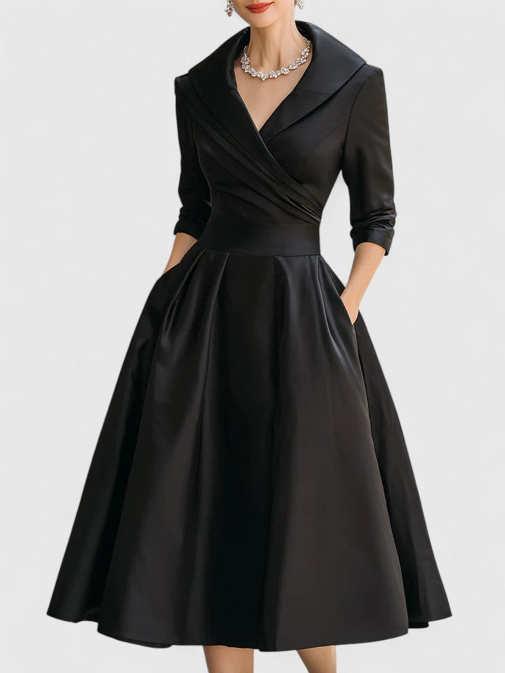 Zyrah - Elegant Midi Dress