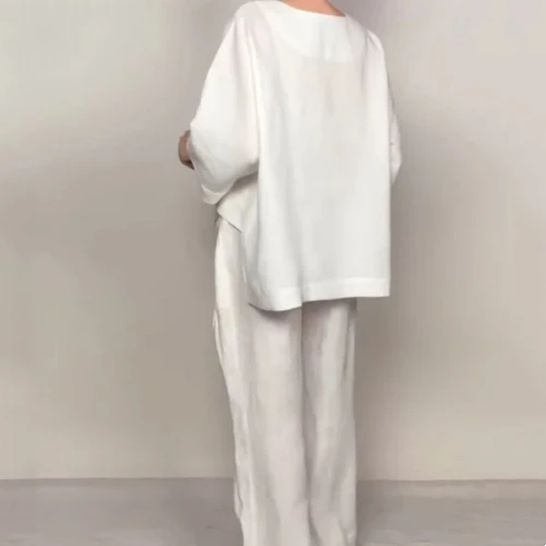 Isabel™ | Relaxed Linen-Cotton Two-Piece Set
