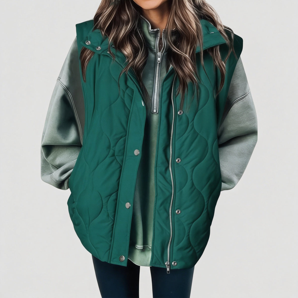 Women's Zip-Up Puffer Gilet