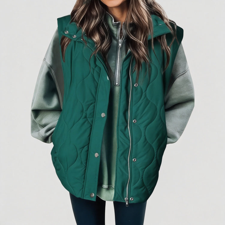 Women's Zip-Up Puffer Gilet